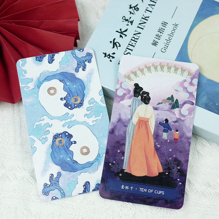 【Oriental Ink Wash Tarot Deck 】