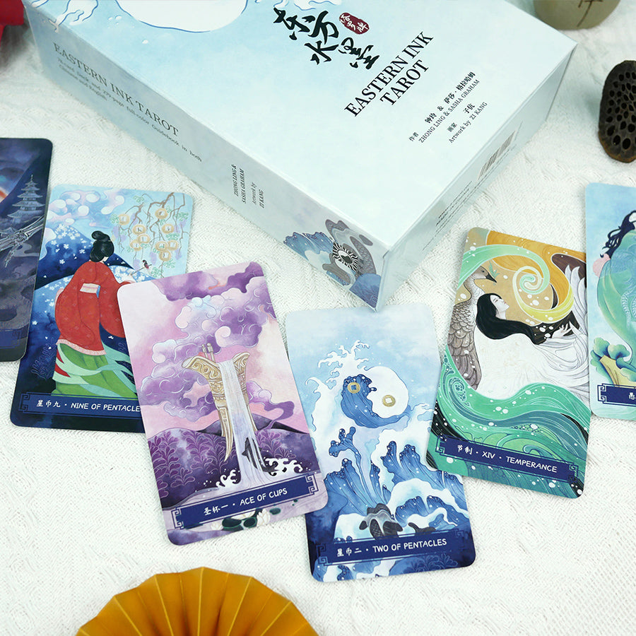 【Oriental Ink Wash Tarot Deck 】