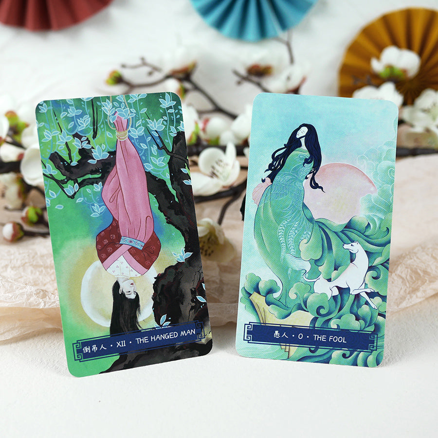 【Oriental Ink Wash Tarot Deck 】