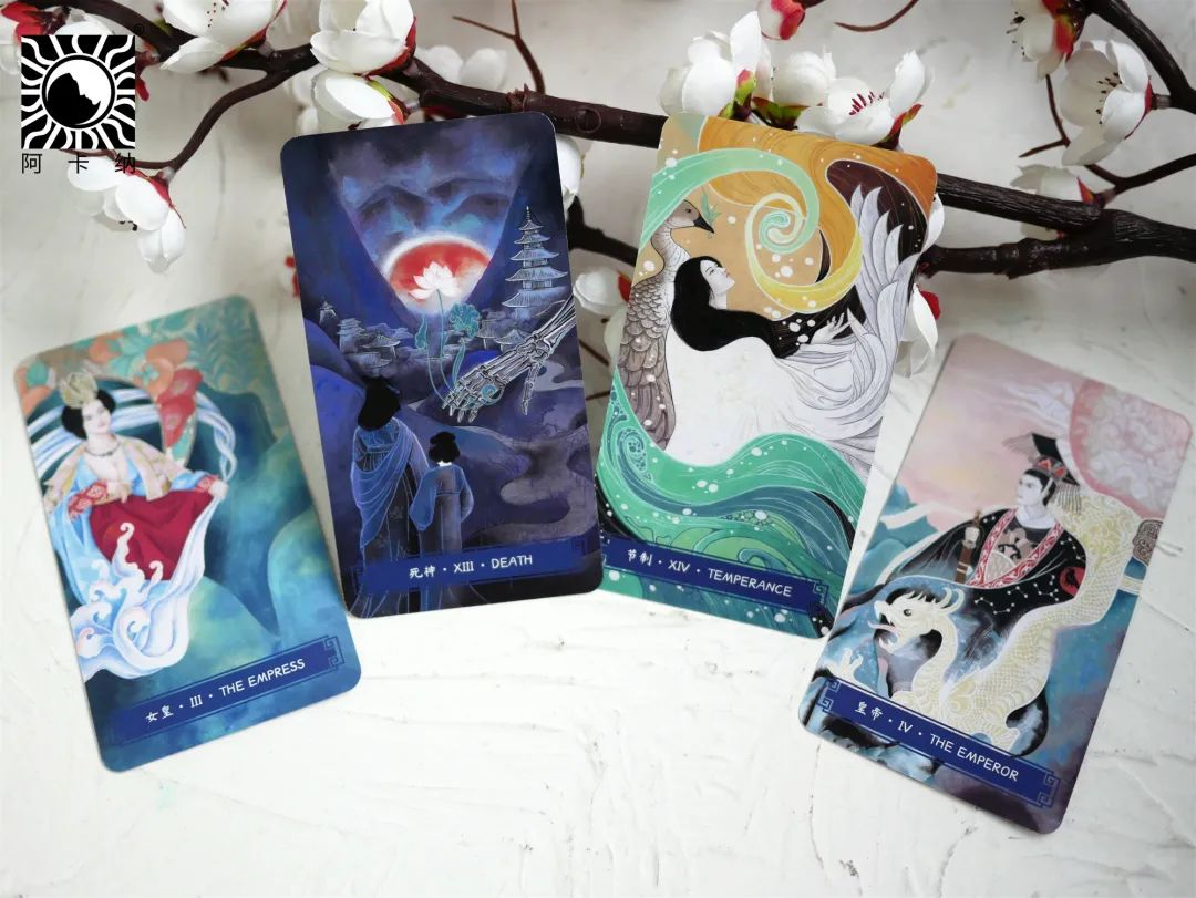 【Oriental Ink Wash Tarot Deck 】