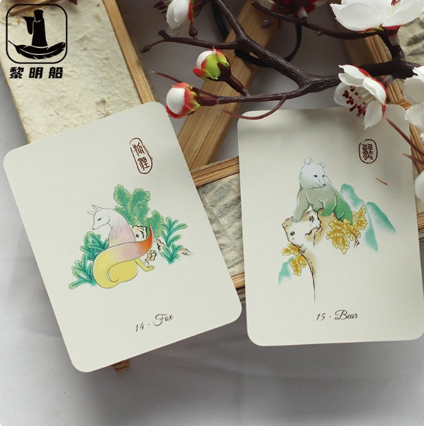 【Oriental Ink Wash Lenormand】