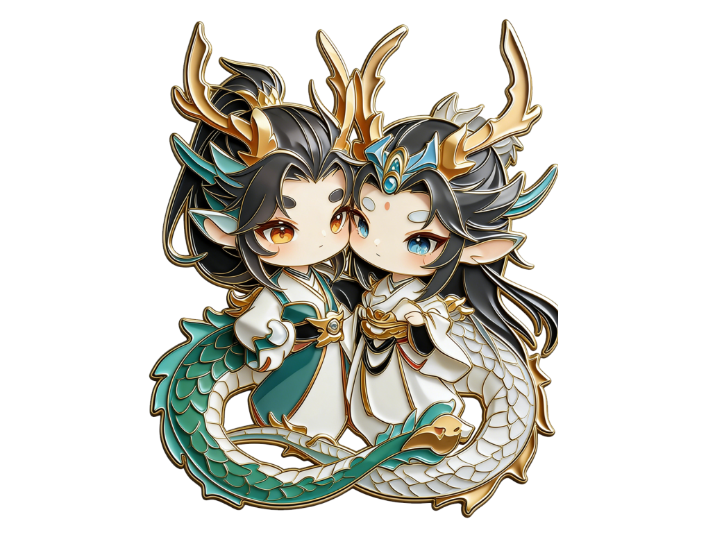 Dragon Father and Dragon Mother Badges
