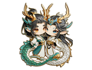 Dragon Father and Dragon Mother Badges