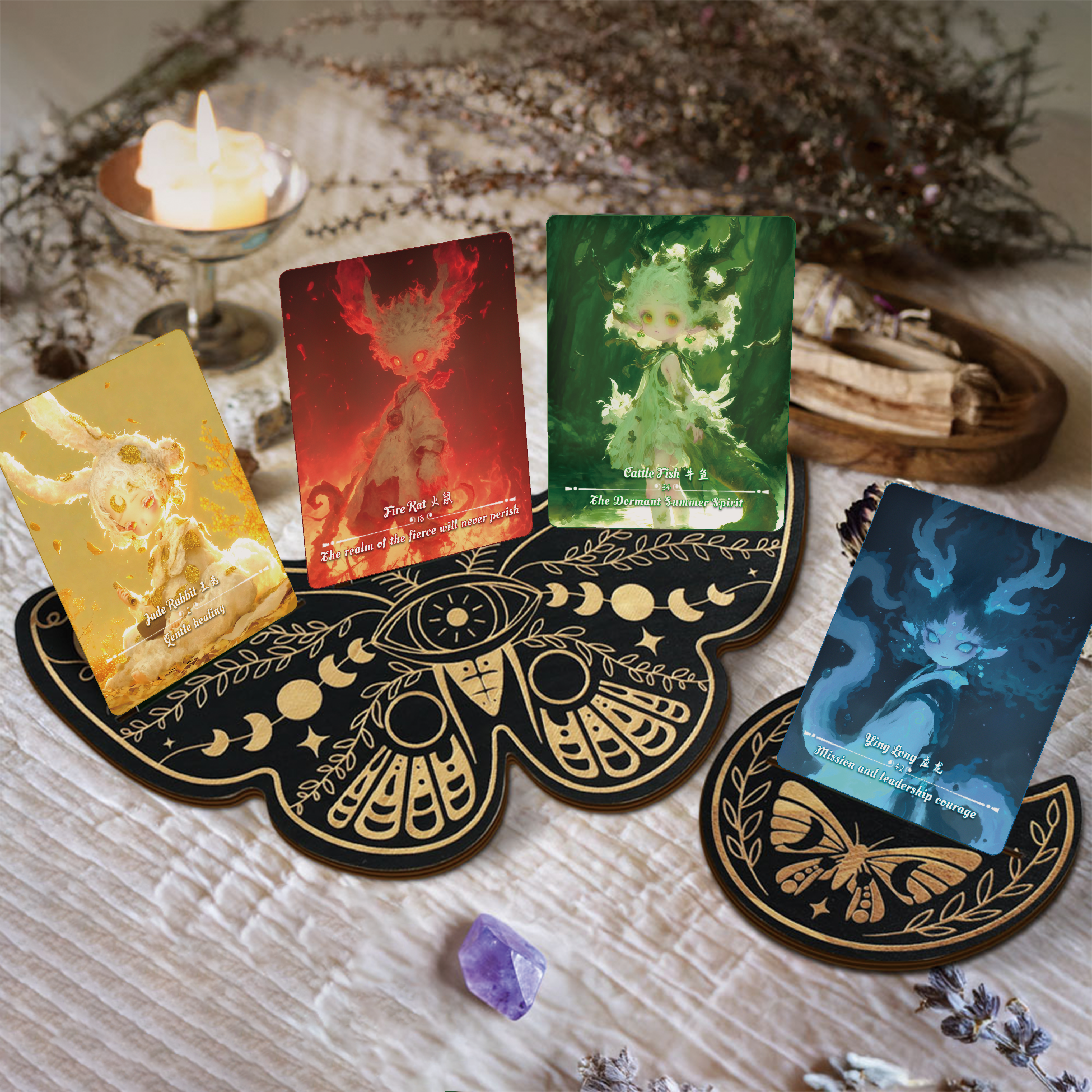 Chinese Divine Beast  Oracle Cards